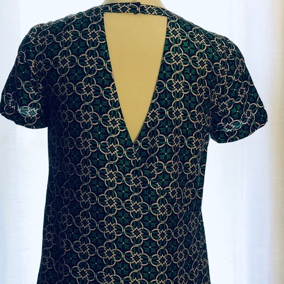 J crew dress open back shift silk dress  SZ 0 - Picture 2 of 10